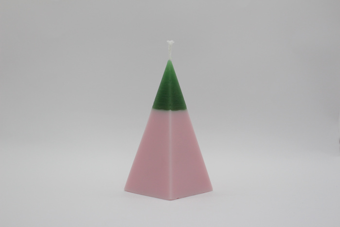 bougie du coeur gratitude pyramide 5 cotes