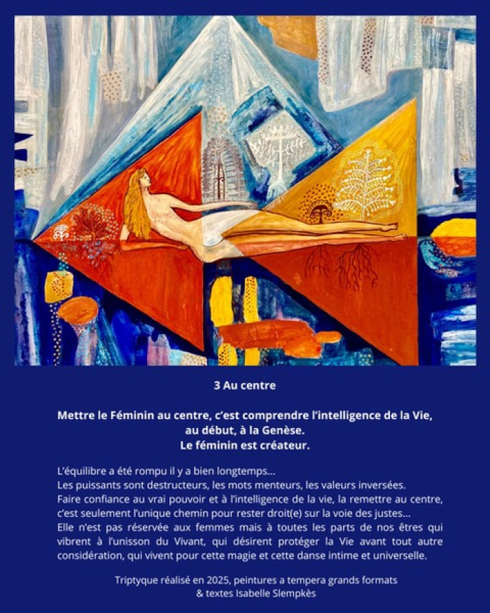 triptyque féminin sacré