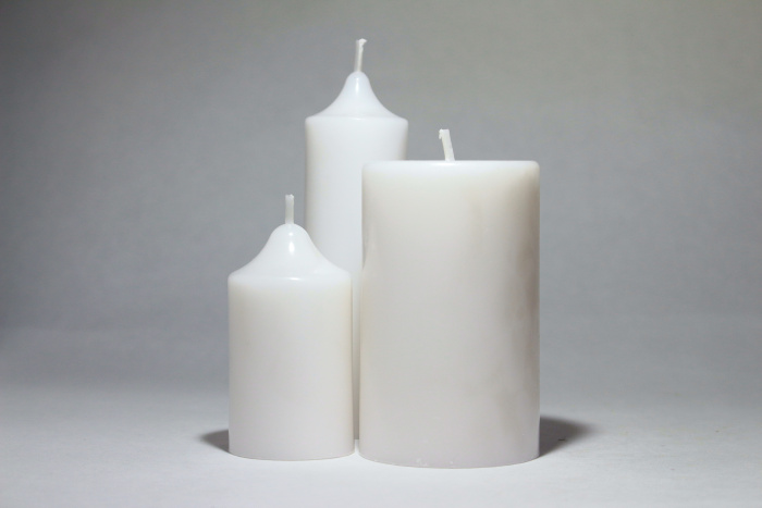 Rayon sacré 3 bougies blanc Gabriel