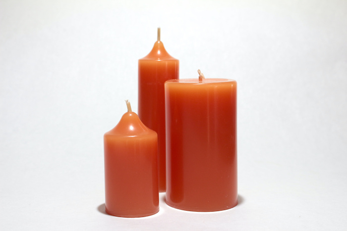 Rayon sacré 3 bougies 6 Orange Uriel