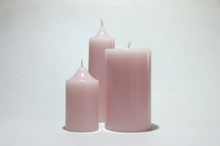 Rayon sacré 3 bougies rose 3 Chamuel 