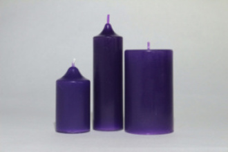 Rayon sacré 3 bougies violet Maitre Saint Germain Tzakiel