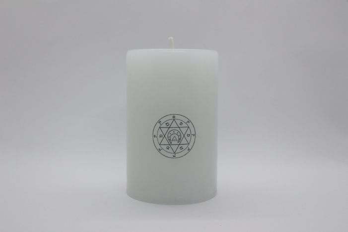 Pentacle de la chance blanc